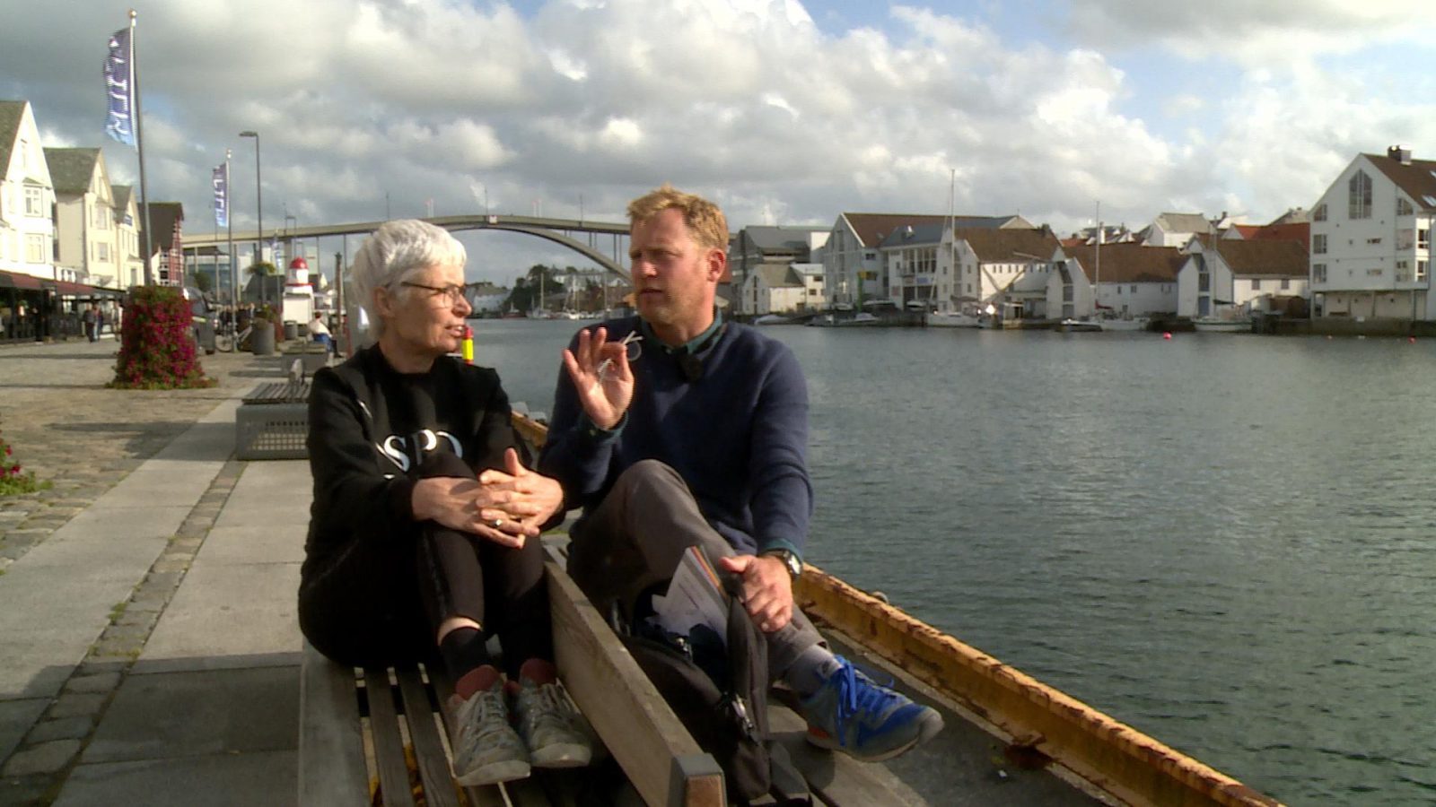 Programmeurs Linde Fröhlich en Florian Vollmers van Nordische Fillmtage -