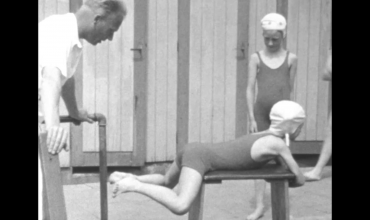 Zwembad Huizum droog oefenen